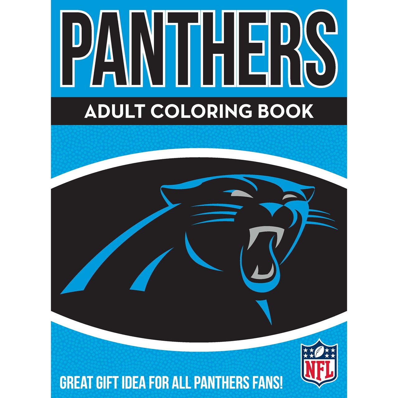 In the Sports Zone NFL Adult Coloring Book, Carolina Panthers